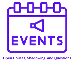Open Houses Shadowing and Questions